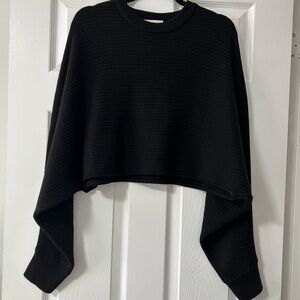 Wilfred Free Black Crop Sweater